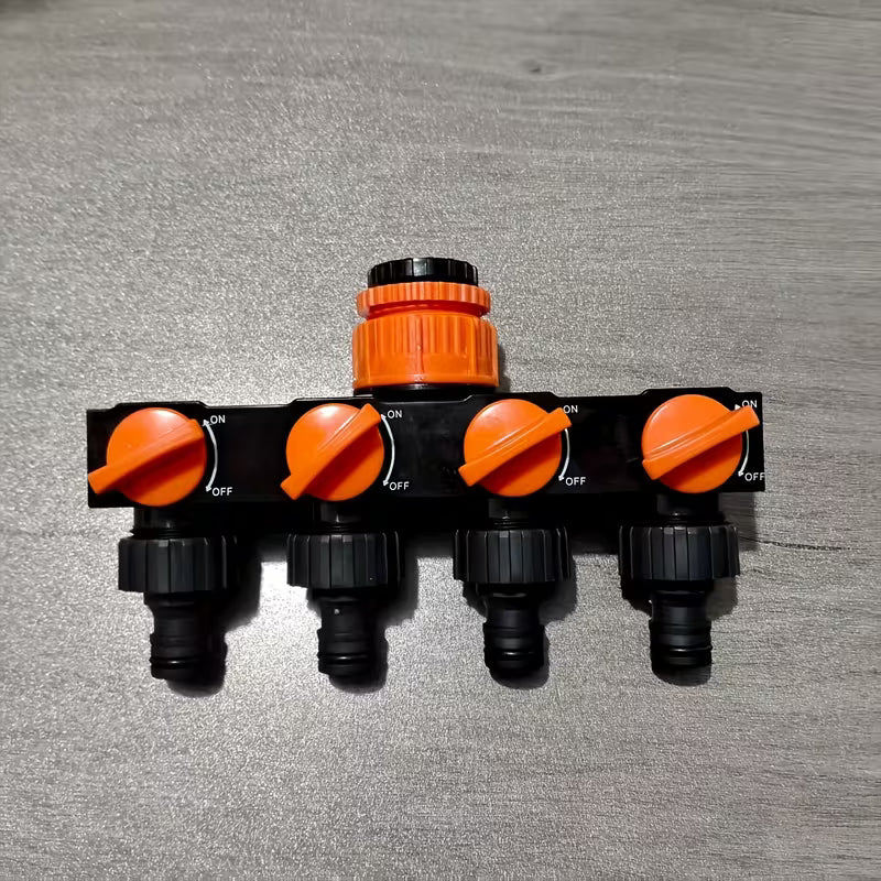 4-Way Garden Hose Splitter