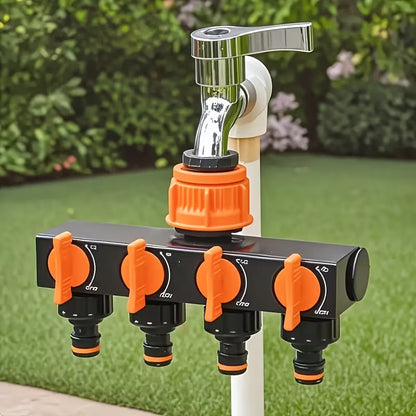 4-Way Garden Hose Splitter