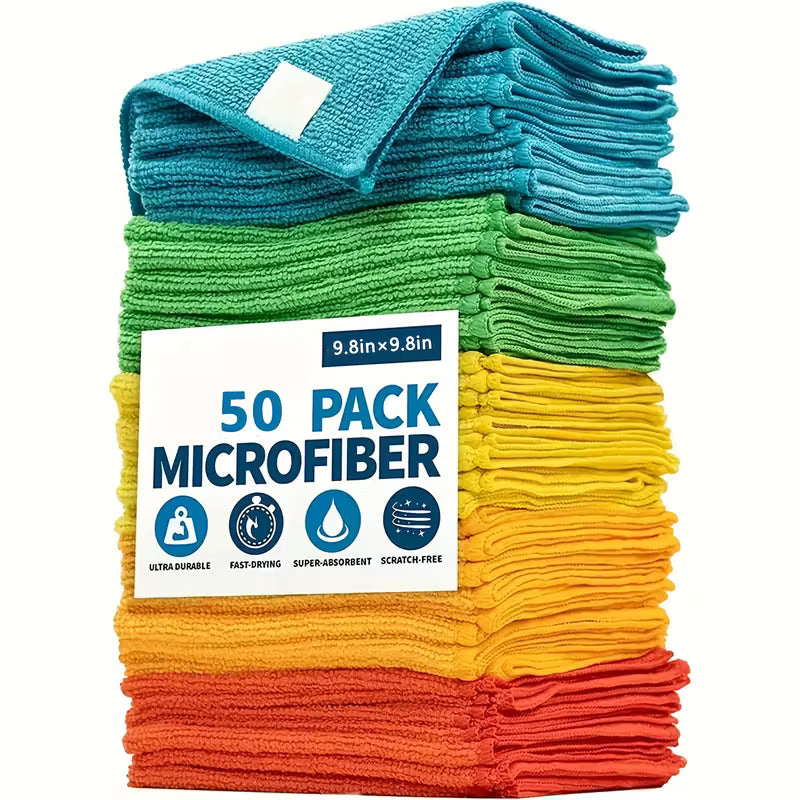 Ultra-Absorbent Microfiber Cleaning Cloths
